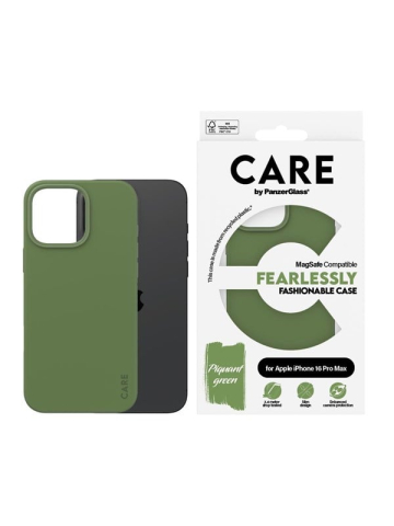 CARE by PanzerGlass Case Fashion Green MagSafe iPhone 16 Pro Max