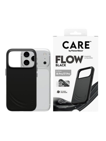 CARE by PanzerGlass Flow Case Black w MagSafe Apple iPhone 18 Pro  17 Pro