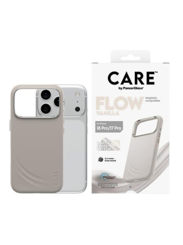 CARE by PanzerGlass Flow Case Vanilla w MagSafe Apple iPhone 18 Pro  17 Pro