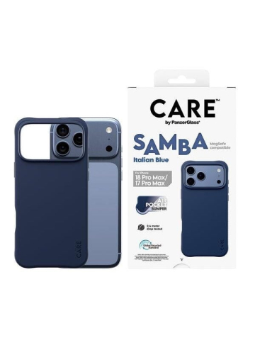 CARE by PanzerGlass Samba Case Italian Blue w MagSafe Apple iPhone 18 Pro Max  17 Pro Max