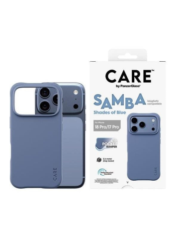 CARE by PanzerGlass Samba Case Shades of Blue w MagSafe Apple iPhone 18 Pro  17 Pro