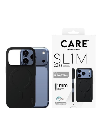 CARE by PanzerGlass SL1M Case Black w MagSafe Apple iPhone 18 Pro  17 Pro