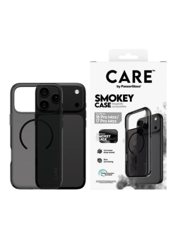 CARE by PanzerGlass Smokey Case w Black MagSafe Apple iPhone 18 Pro Max  17 Pro Max