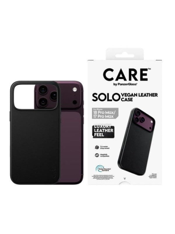 CARE by PanzerGlass Solo Case Black w MagSafe Apple iPhone 18 Pro Max  17 Pro Max