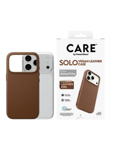 CARE by PanzerGlass Solo Case Brown w MagSafe Apple iPhone 18 Pro 17 Pro
