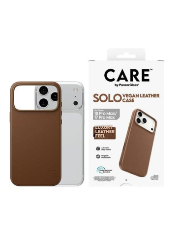 CARE by PanzerGlass Solo Case Brown w MagSafe Apple iPhone 18 Pro Max  17 Pro Max