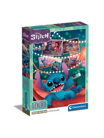 Clementoni Jigsaw Puzzle Disney Stitch 1000pcs. 2D Puzzles
