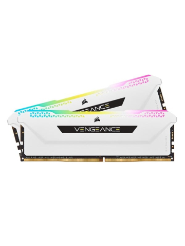 Corsair Vengeance RGB PRO SL DDR4-3200 - 32GB - CL16 - Dual Channel 2 pcs - Intel XMP - Wei mit RGB
