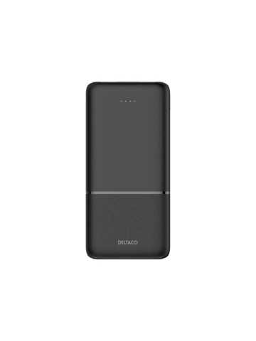 Deltaco PB-C1007 Powerbank 2x USB-A 1x USB-C PD Black - 10000 mAh