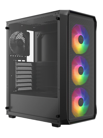 DUTZO C322 Mesh ARGB - Gehuse - Miditower - Schwarz
