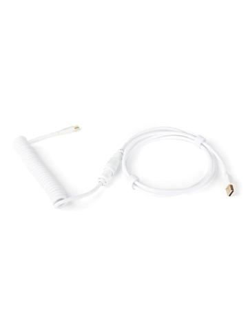 DUTZO Coiled Aviator USB-C cable - White - Upgrade-Zubehr - Weiss