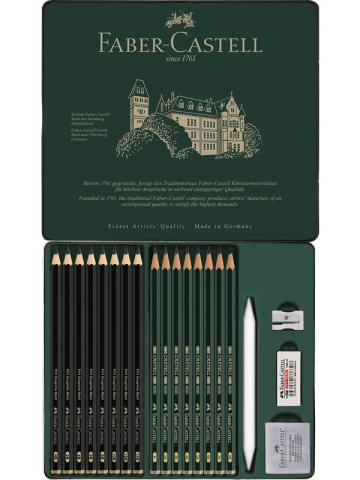 Faber-Castell Set Pitt Graphite Matt & Castell 9000
