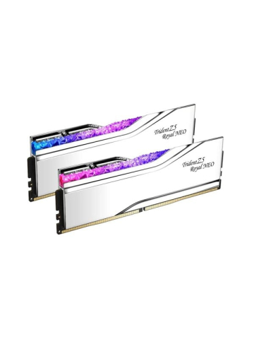 G.Skill Trident Z5 Royal Neo RGB DDR5-6000 - 32GB - CL28 - Dual Channel (2 pcs) - AMD EXPO - Silber mit RGB