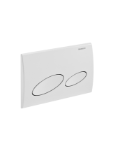 Geberit actuator plate kappa20 for dual flush white alpine