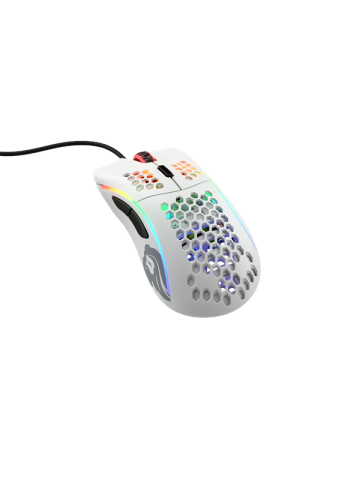 Glorious Model D - Matt Wei - Gaming Maus Wei mit RGB Licht