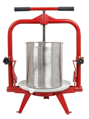 Greenit Obstpresse  rostfreier Stahl  14 L