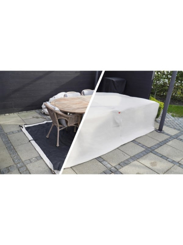 Homeit Garden berzug fr Gartenmbel L235B180H95 cm sand