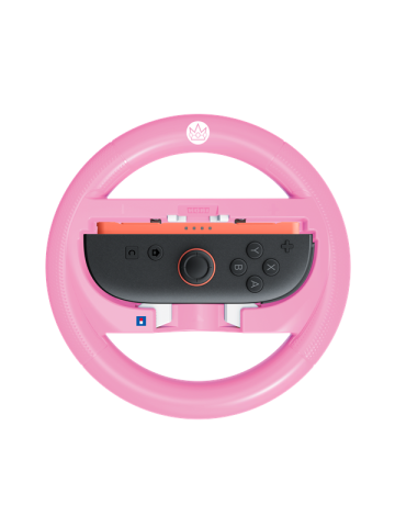 HORI Mario Kart Racing Wheel - Switch 1 2 - Peach - Wireless