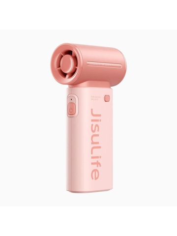 Jisulife Handheld Fan Life9 3600mAh Portable Mini Blower USB Fan - Pink