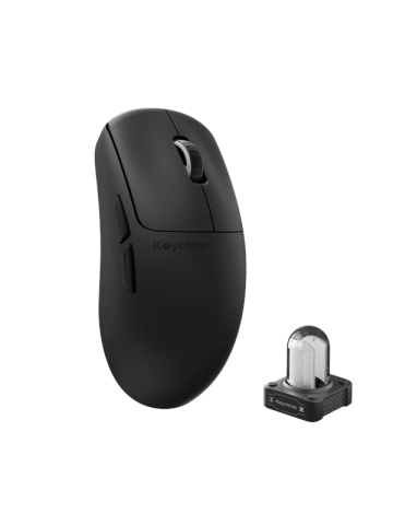 Keychron G6 HE 8K Frosted Ice - Gaming Maus Schwarz
