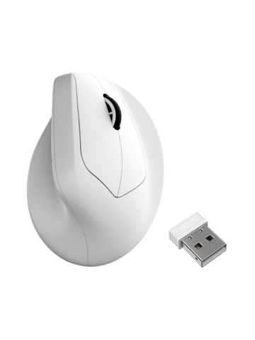 Keychron M5 Wireless Ergonomic (8K) - Ergonomische Maus (Weiß)