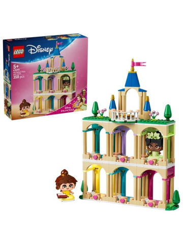 LEGO Disney 43291 Die Mini-Prinzessinnen Belle und Tiana mit ihrem Schloss