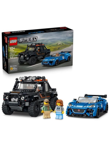 LEGO Speed Champions 77264 Jaguar Project 7  Land Rover Defender