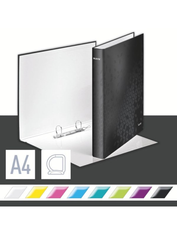 Leitz WOW Ringbuch Schwarz