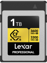 Lexar Professional CFexpress 40 Pro Gold - 3600MBs - 1TB