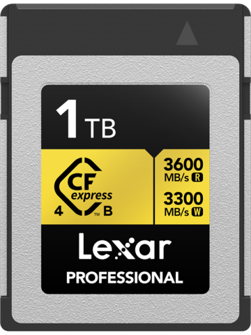 Lexar Professional CFexpress 40 Pro Gold - 3600MBs - 1TB