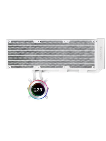 Lian Li Hydroshift II LCD-C 360 fanless White - CPU-Wasserkhlung - Max 28 dBA