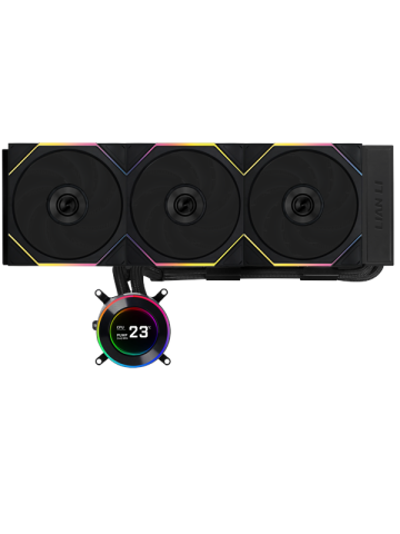 Lian Li Hydroshift II LCD-C 360TL Wireless Black - CPU-Wasserkhlung - Max 28 dBA