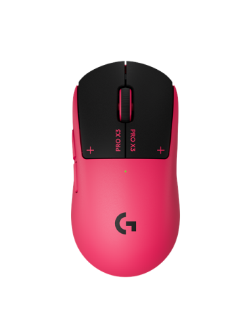 Logitech G PRO X3 SUPERSTRIKE (Eclipse Pink) - Gaming Maus (Pink)