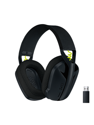 Logitech G435 LIGHTSPEED Wireless Gaming Headset - Black