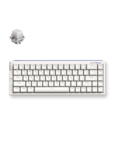 MCHOSE Ace 68 Turbo Nova White - Gaming Tastatur TKL - 65 - Englisch US - Weiss