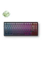MCHOSE G75 Pro Wireless Gasket Mounted Black - Matcha Latte Switch V2 - Gaming Tastatur TKL - 75 - Englisch US - Schwarz