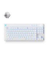 MCHOSE Mix 87 Mount Tai Magnetic Switch GT Hall Effect - Gaming Tastatur TKL - 80 - Englisch US - Weiss