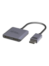 MicroConnect - video splitter - MST hub - 2 ports
