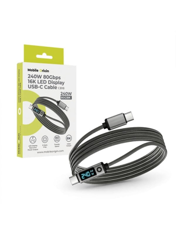 Mobile Origin CB18 15m 240W 80Gbps 8K60Hz LED Display USB-C Cable