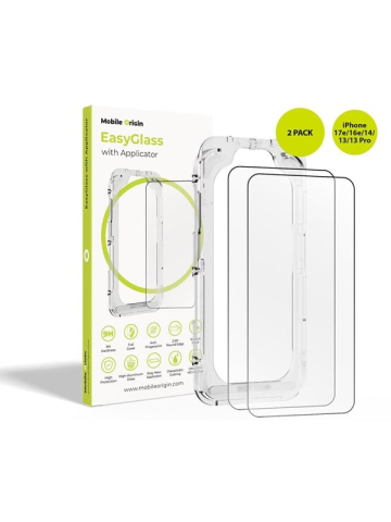 Mobile Origin EasyGlass with Applicator iPhone 17e16e141313 Pro - 2 pack