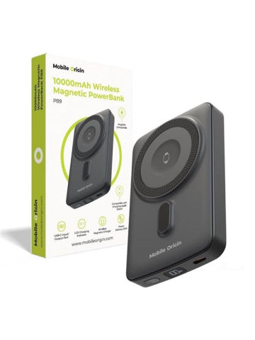 Mobile Origin Wireless Magnetic PowerBank 10000mAh PB9 - 10000 mAh