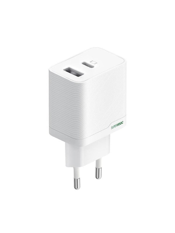 OPPO SuperVOOC 45W USB-A USB-C Wall Charger - White
