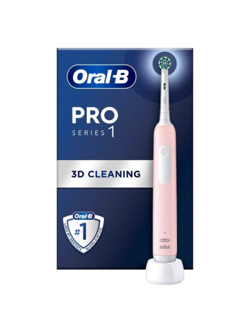 Oral-B Elektrische Zahnbrste Pro1 Pink  Extra Brush Head