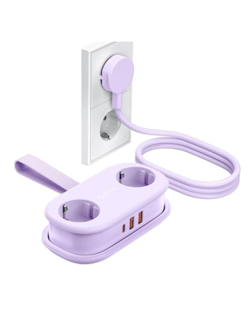 ORICO AP3 20W GaN 5in1 Power Strip - Purple