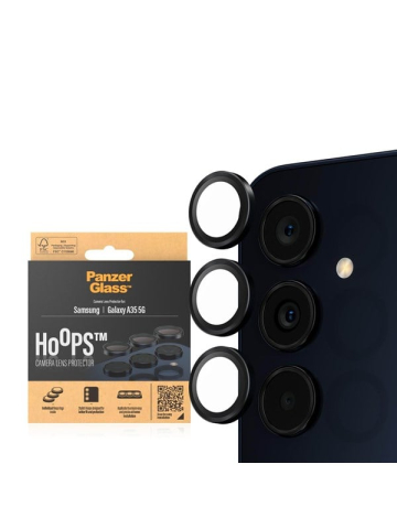PanzerGlass Hoops Camera Lens Protector Samsung Galaxy A35 5G Black