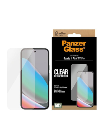 PanzerGlass Screen Protector Google Pixel 11  11 Pro  Ultra-Wide Fit