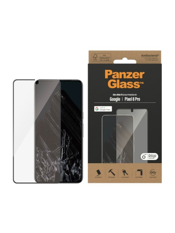 PanzerGlass Screen Protector Google Pixel 8 Pro  Ultra-Wide Fit