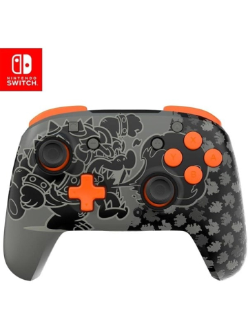 PDP Rematch GLOW Blackout Bowser - Wireless Controller - Nintendo Switch