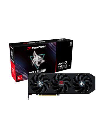 PowerColor Radeon RX 9060 XT Hellhound OC - 16GB GDDR6 RAM - Grafikkarte