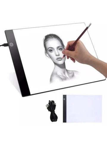 Pro LED-Lichtpad Zeichentafel A4 - USB-betriebene dimmbare
